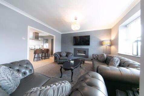 Living area and kitchen