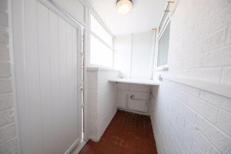 Utilities space/Rear porch
