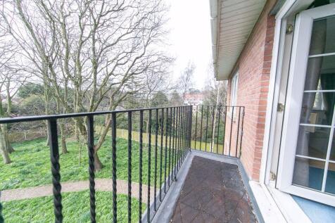 Balcony tree tops view
