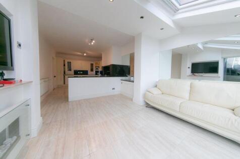 Rear living space and kitchen
