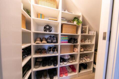 Under stair fitted storage space
