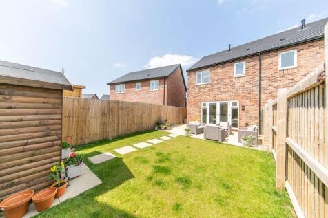 Neatly landscaped private garden