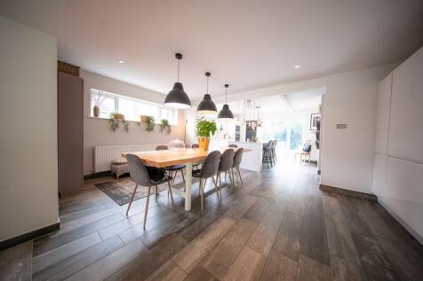 Dining area and kitchen
