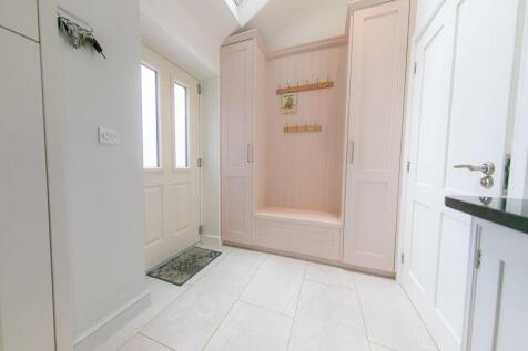 Utilities room and side porch