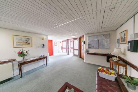 Managers office and communal hallway