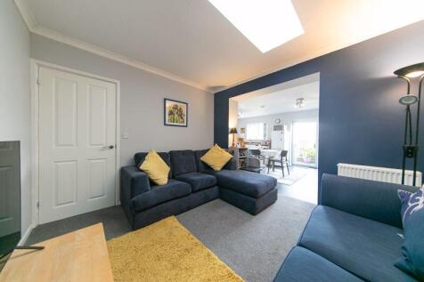Lounge through kitchen and dining space