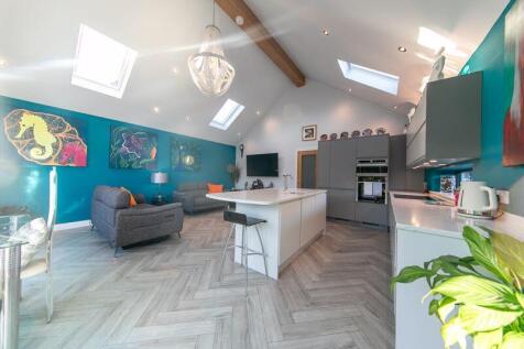 Open plan kitchen, living and dining ...