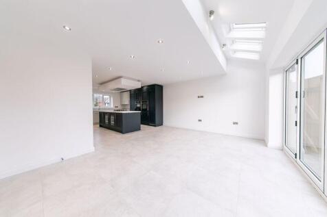 Open plan living and dining space