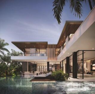 The villa