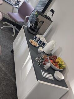 Credenza set up