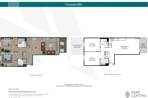 BB1 Floorplan Park Central West