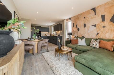 Kitchen living and dining from