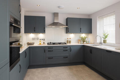 Internal shot of the kitchen in the holden show home