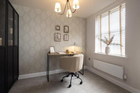 Internal shot of the study in the holden show home