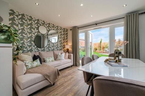 Interior view of our family &amp; dining space in our 3 bed Knightwood home