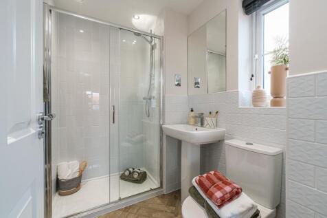 Interior shot of the en suite our 3 bed Knightwood home