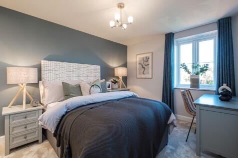 Interior view of bedroom 2 in our 4 bed Radleigh home