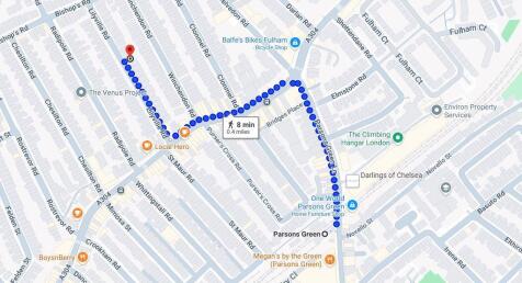 Map to Parsons Green tube.JPG