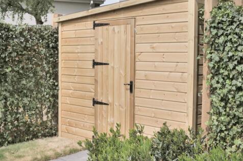 Large shed included