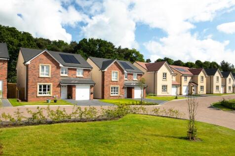 External view of 4 bed homes at Woodland Gait