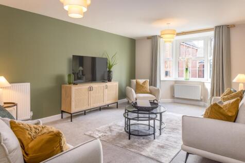 Living room in the 4 bedroom Culver at Finchwood Park