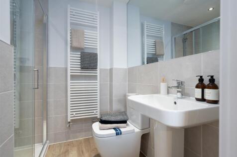 Inside view of the Ingleby en suite bathroom. 4 bedroom home.