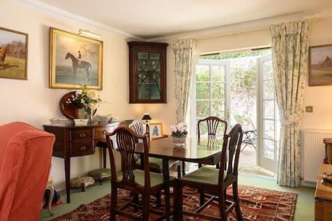 Dining room and French windows