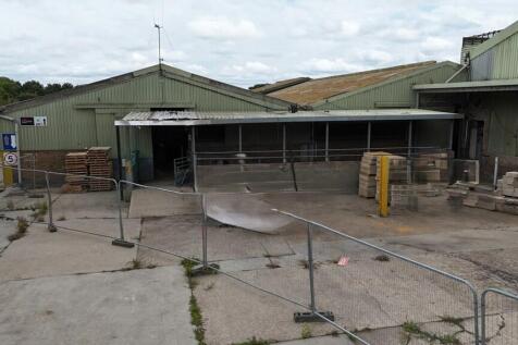 front of warehouse
