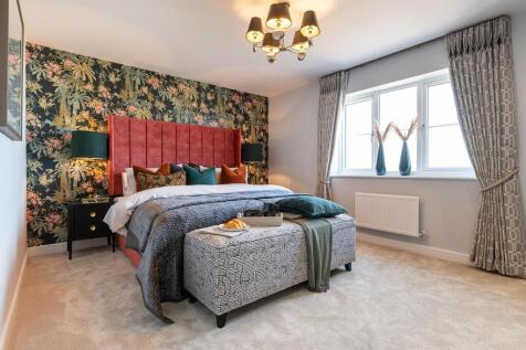 King-size bedroom with ample storage space