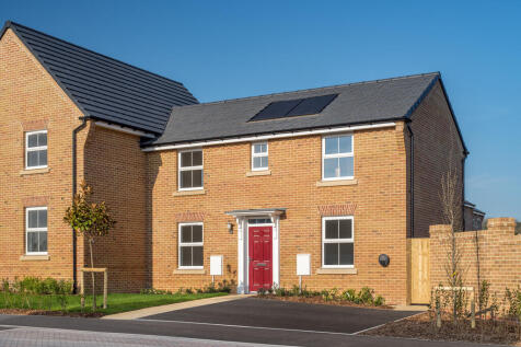 External shot of plot 110 hadley wide at the hamlets