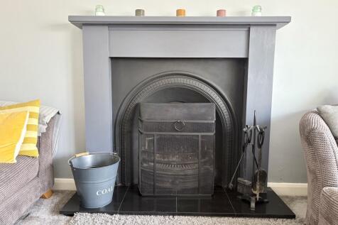 Open Coal Fireplace