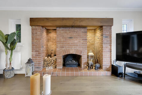 Feature fireplace