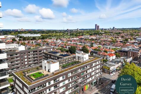 Ariel View Facing North London