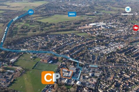 Aerial marked up