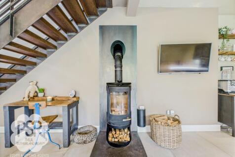 Large Modern Log Burner