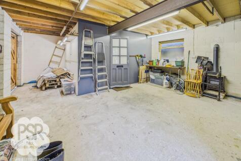 Garage with Private Office and Log Burner