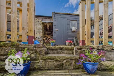 Rear Garden - Upper Tier and Storage Shed