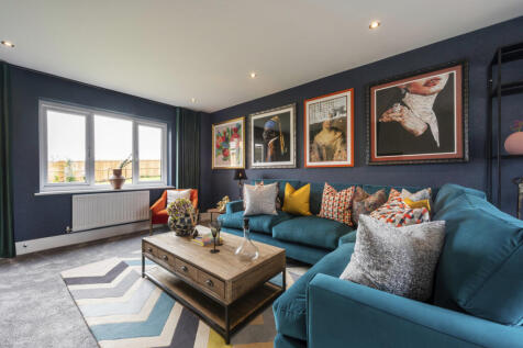 Indicative Living Room, Contemporary Modern Decoration