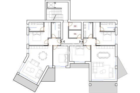 Building B - first floor plan