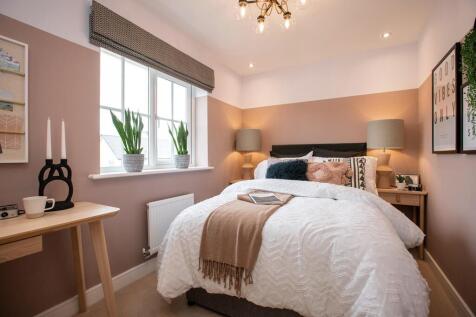 The third bedroom can fit a double bed