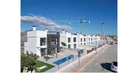 Top row of villas