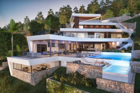 Overview of villa