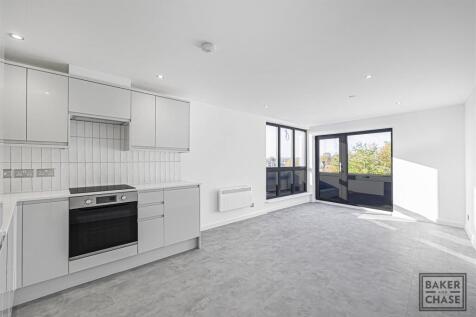 Open plan living and kitchen area
