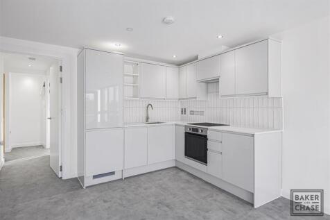 Open plan living and kitchen area
