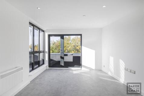 Open plan living and kitchen area