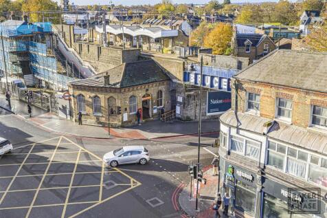 Bruce Grove Station aerial shot