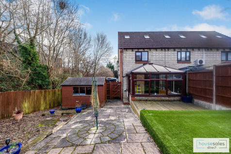 Rear of property