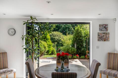 Dining area into garden