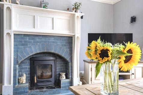 Lounge fireplace