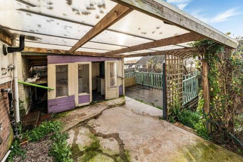 Rear gardens and store room